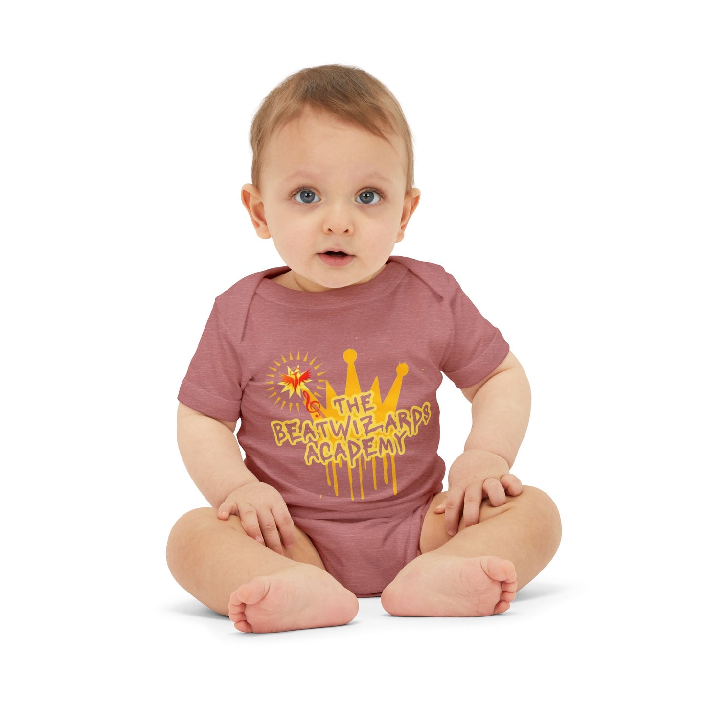 The Beat Wizards Academy Infant Jersey One Piece - Fun & Colorful Baby Bodysuit for Newborns