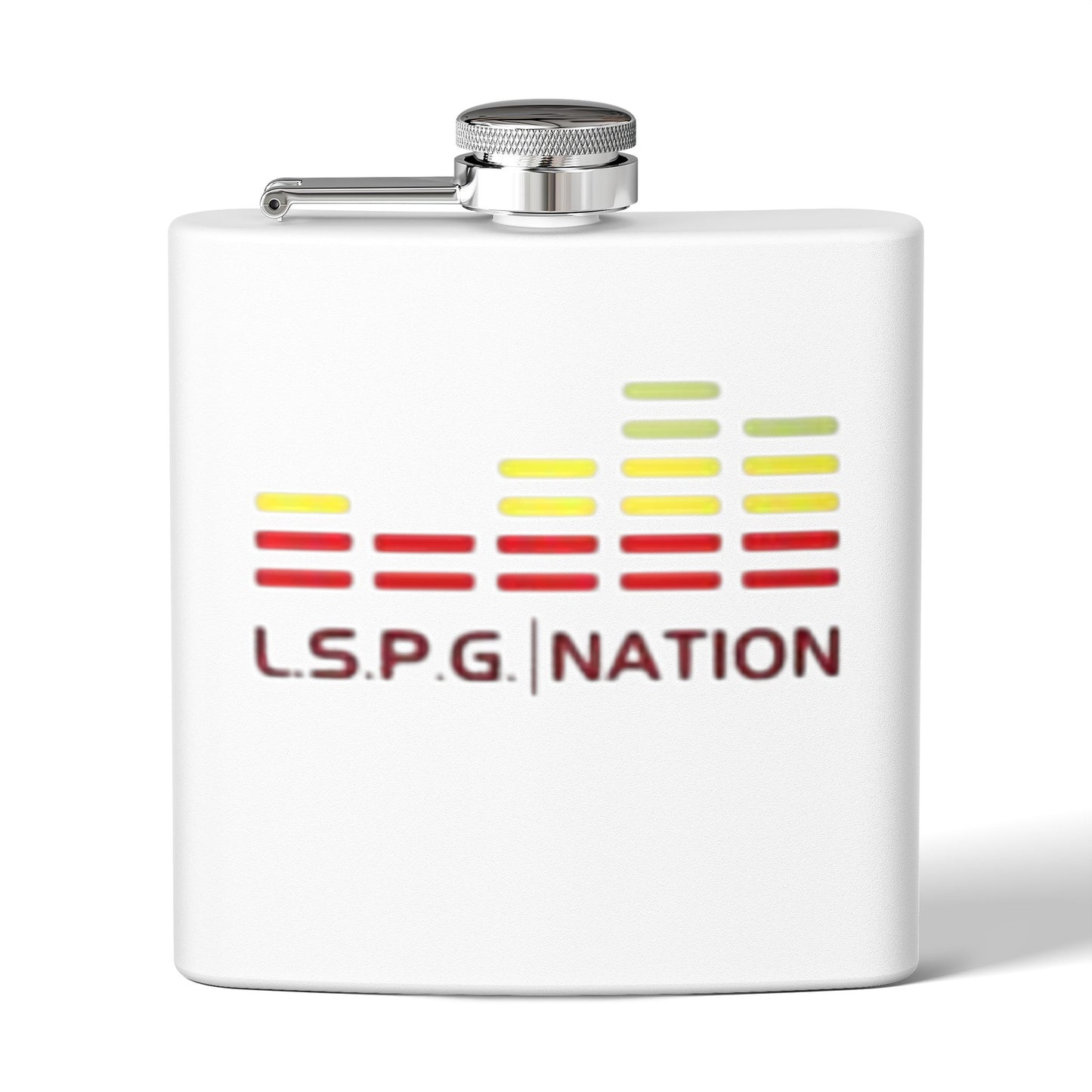 Custom Stainless Steel Flask - L.S.P.G. Nation Design - Perfect for Celebrations and Outdoor Events