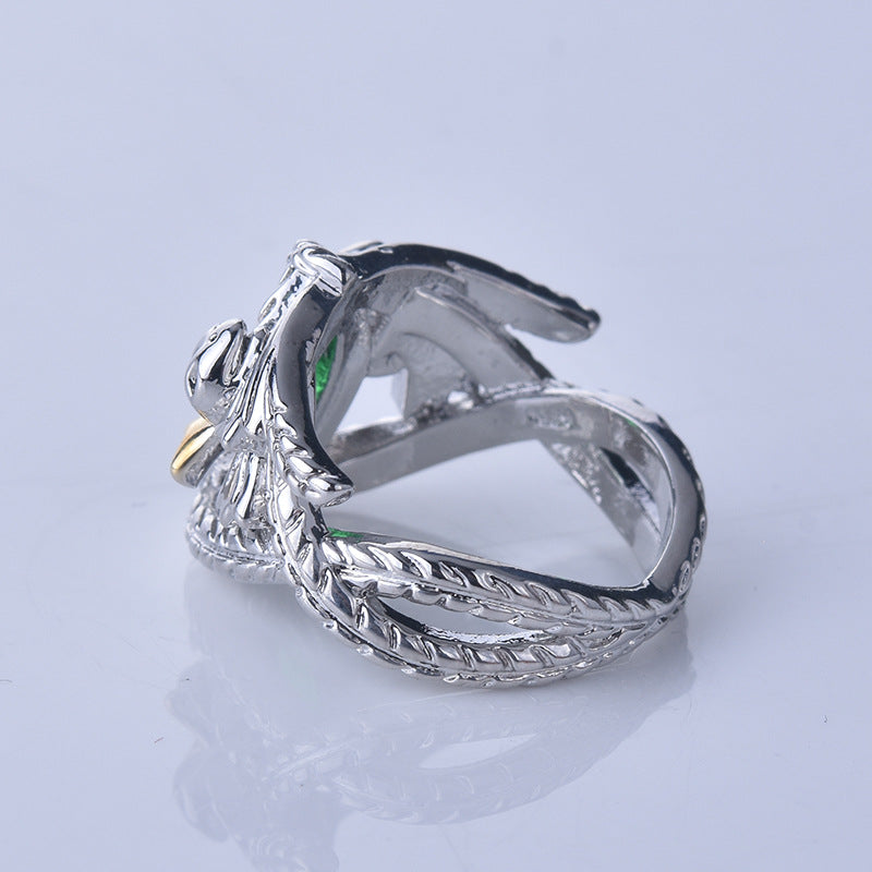 BeatWizards Academy Silver Plated s925 The Legend of A R the BeatWizard Ring, Aragon Ring, Barakh Ring, 37Lines Unlimited Two tone Ring
