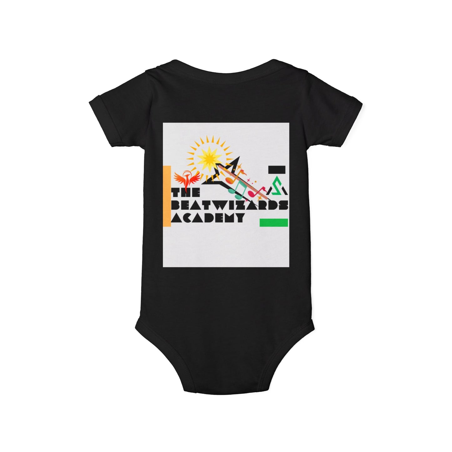 The Beat Wizards Academy Infant Jersey One Piece - Fun & Colorful Baby Bodysuit for Newborns