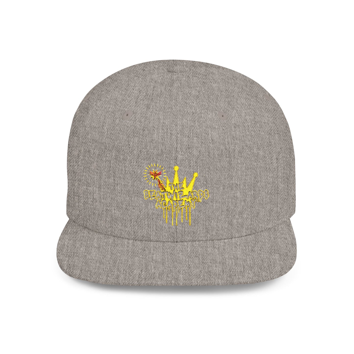 Creative Crown Flat Bill Snapback Hat for Trendsetters