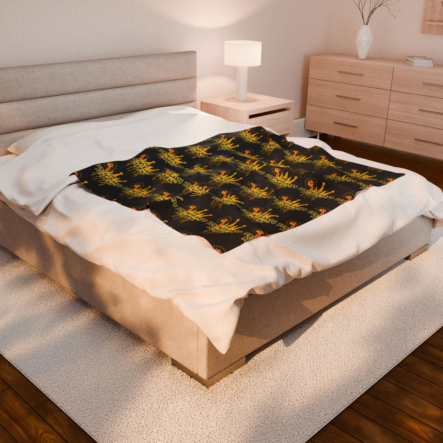 Rockin' Plush Blanket for Concert Lovers – Perfect for Gifting or Cozy Nights In