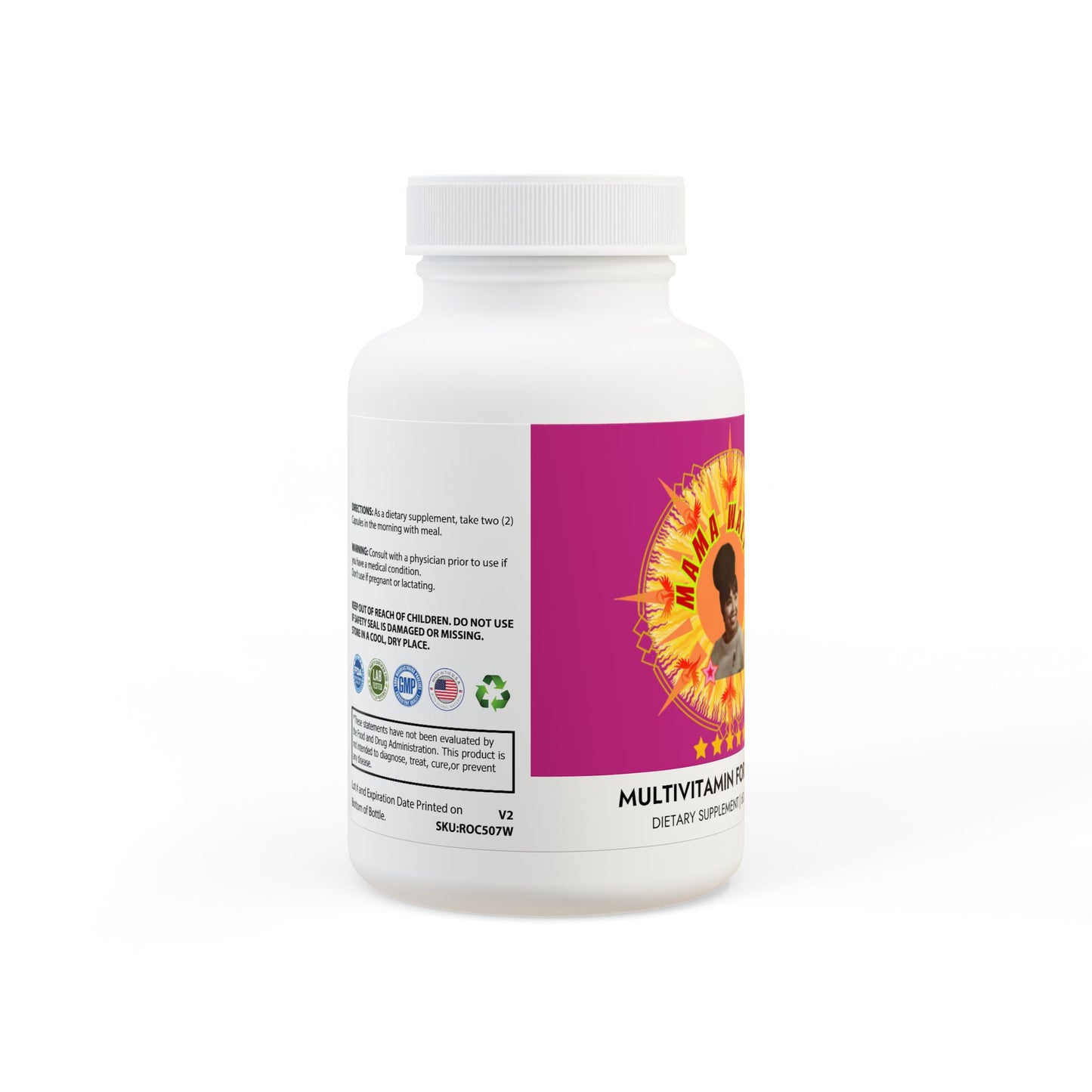 Mama Wali's Multivitamin for Women Supplement (60 Capsules)