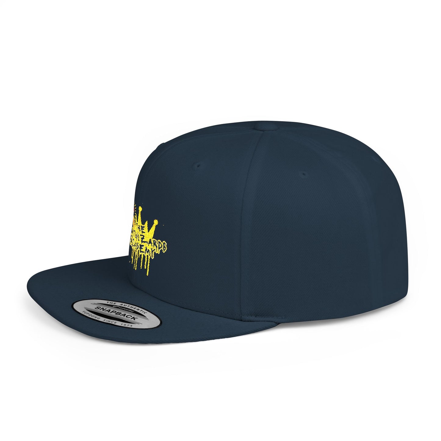 Creative Crown Flat Bill Snapback Hat for Trendsetters
