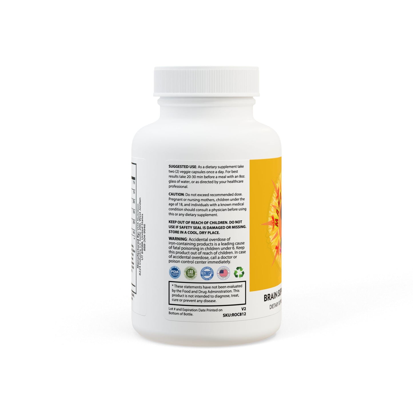Mama Wali’s Brain Support+ Complex Supplement (60 Capsules)