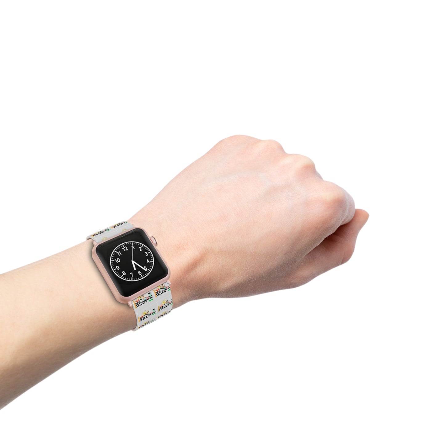 Fun & Colorful Apple Watch Band for Kids - Festival Vibes