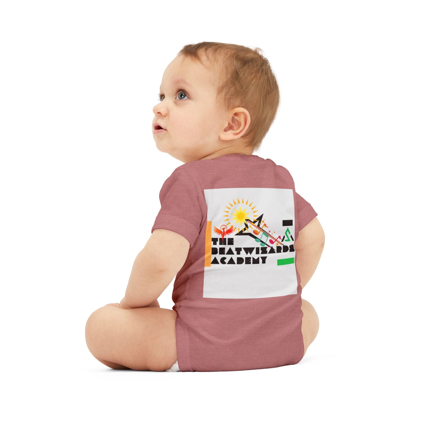 The Beat Wizards Academy Infant Jersey One Piece - Fun & Colorful Baby Bodysuit for Newborns