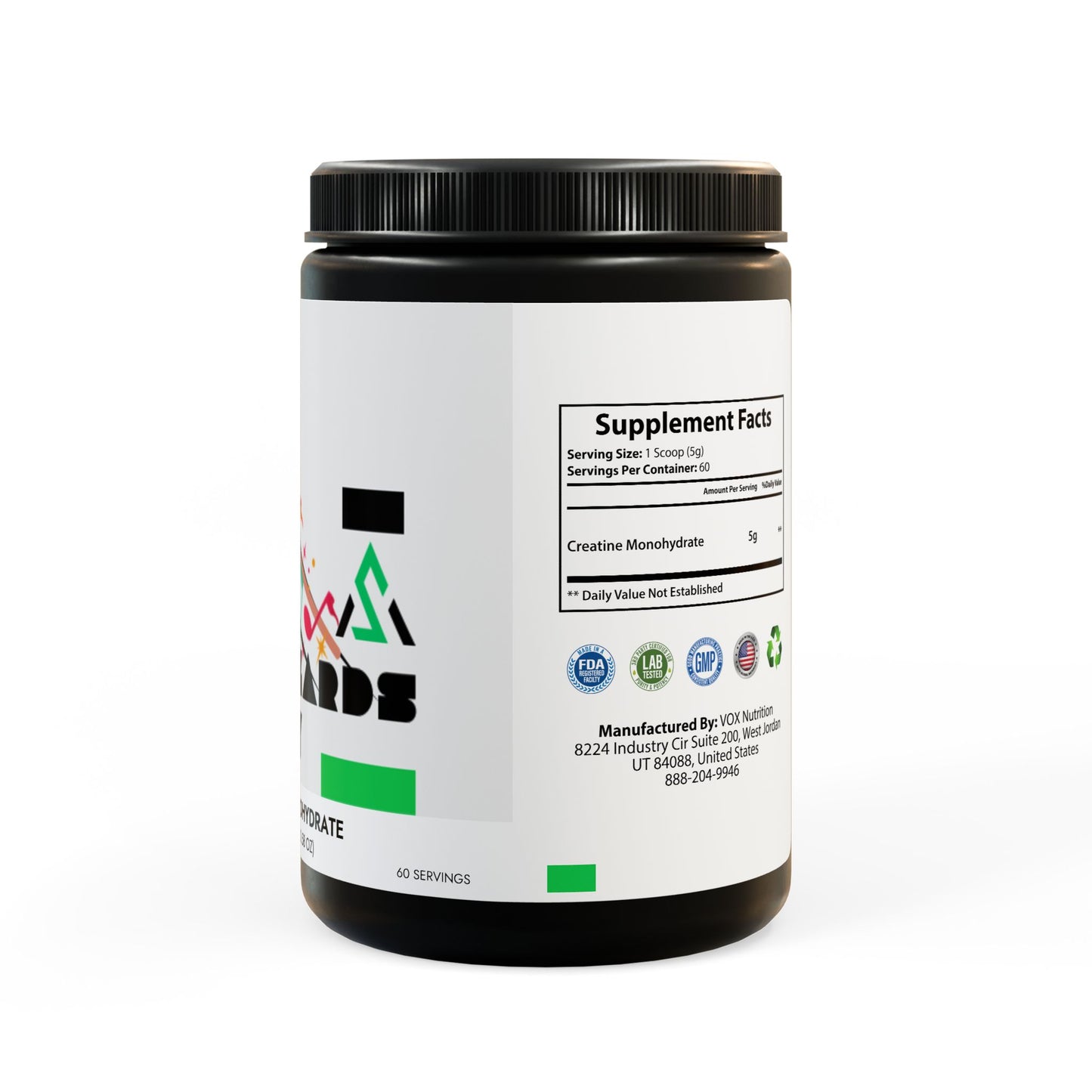 Creatine Monohydrate Supplement (300g, 10.58oz)