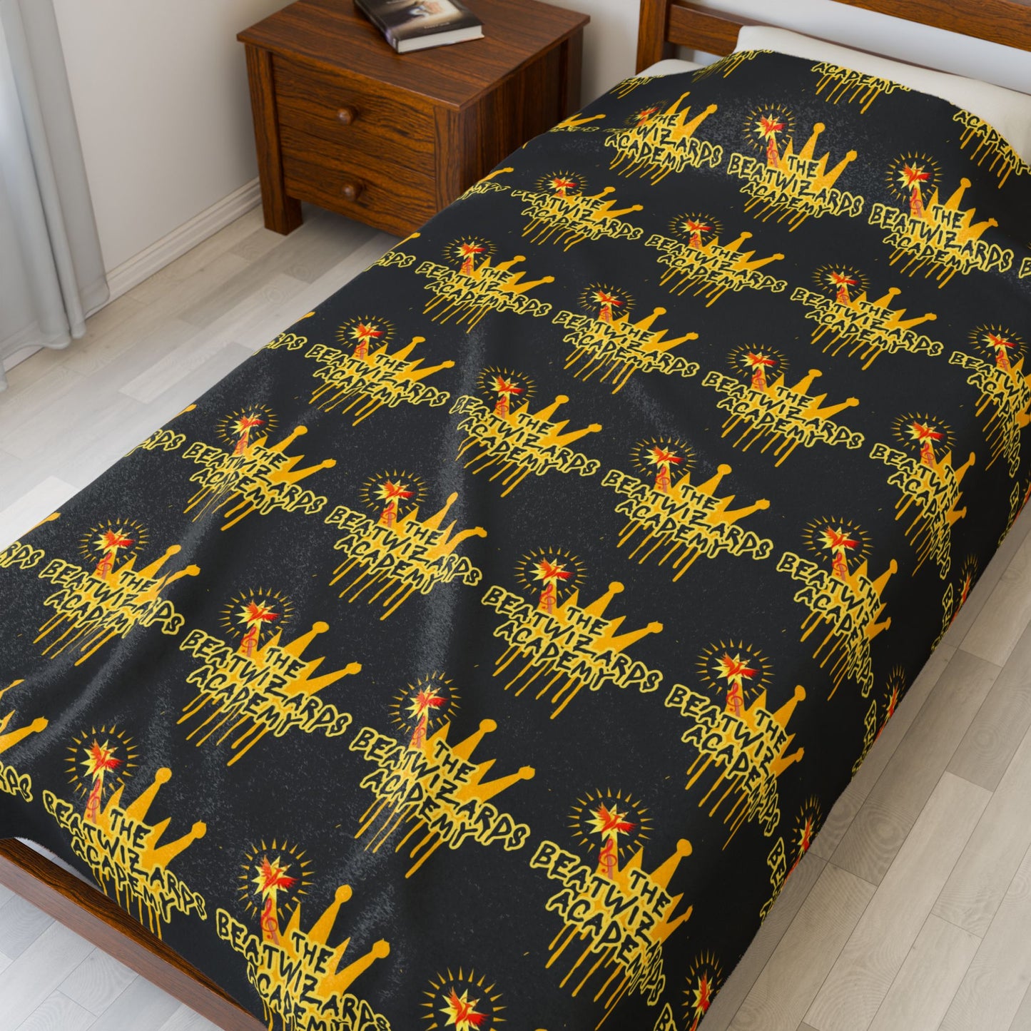 Rockin' Plush Blanket for Concert Lovers – Perfect for Gifting or Cozy Nights In