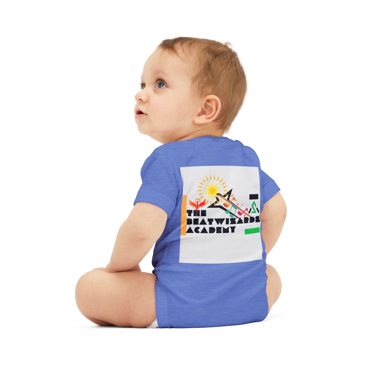 The Beat Wizards Academy Infant Jersey One Piece - Fun & Colorful Baby Bodysuit for Newborns