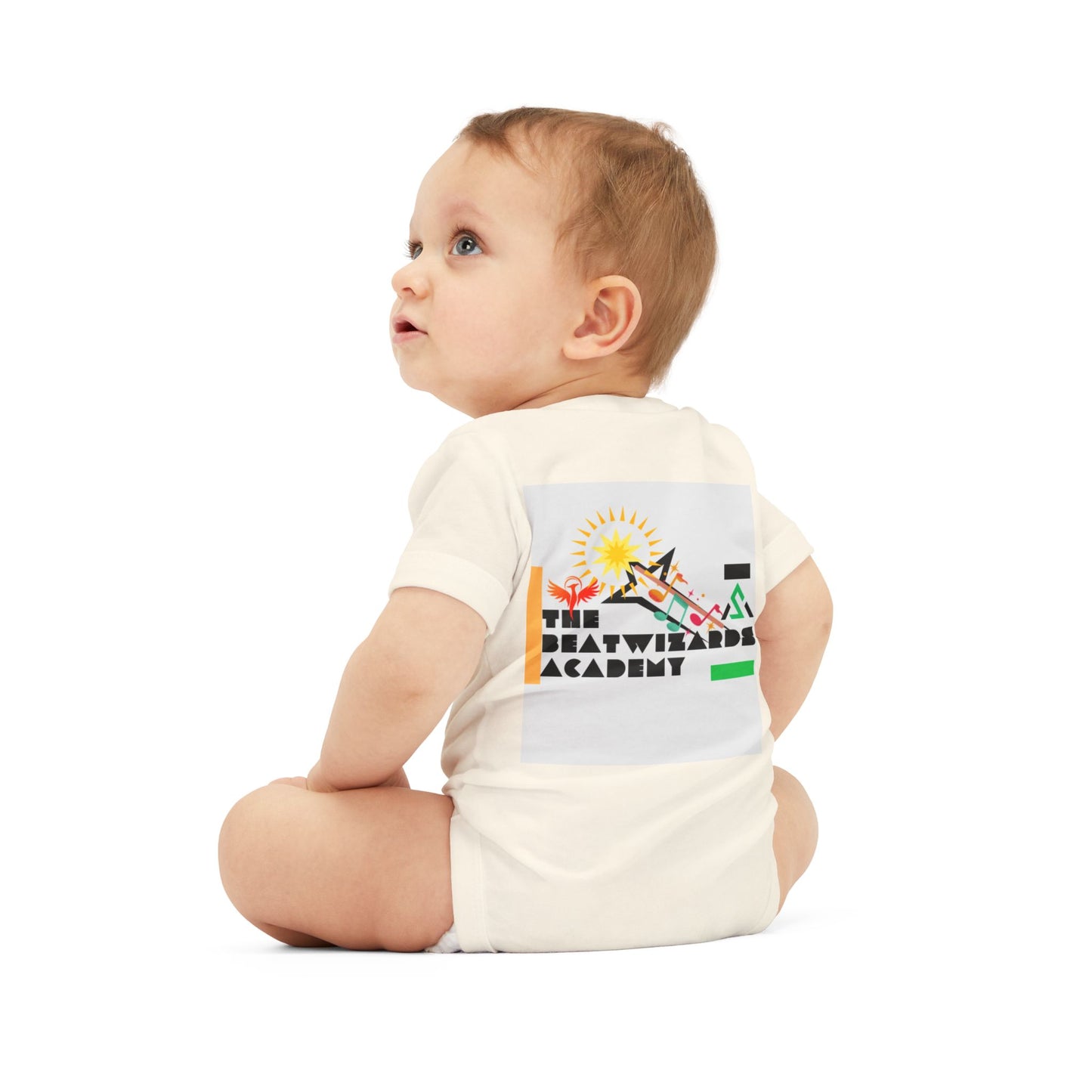 The Beat Wizards Academy Infant Jersey One Piece - Fun & Colorful Baby Bodysuit for Newborns