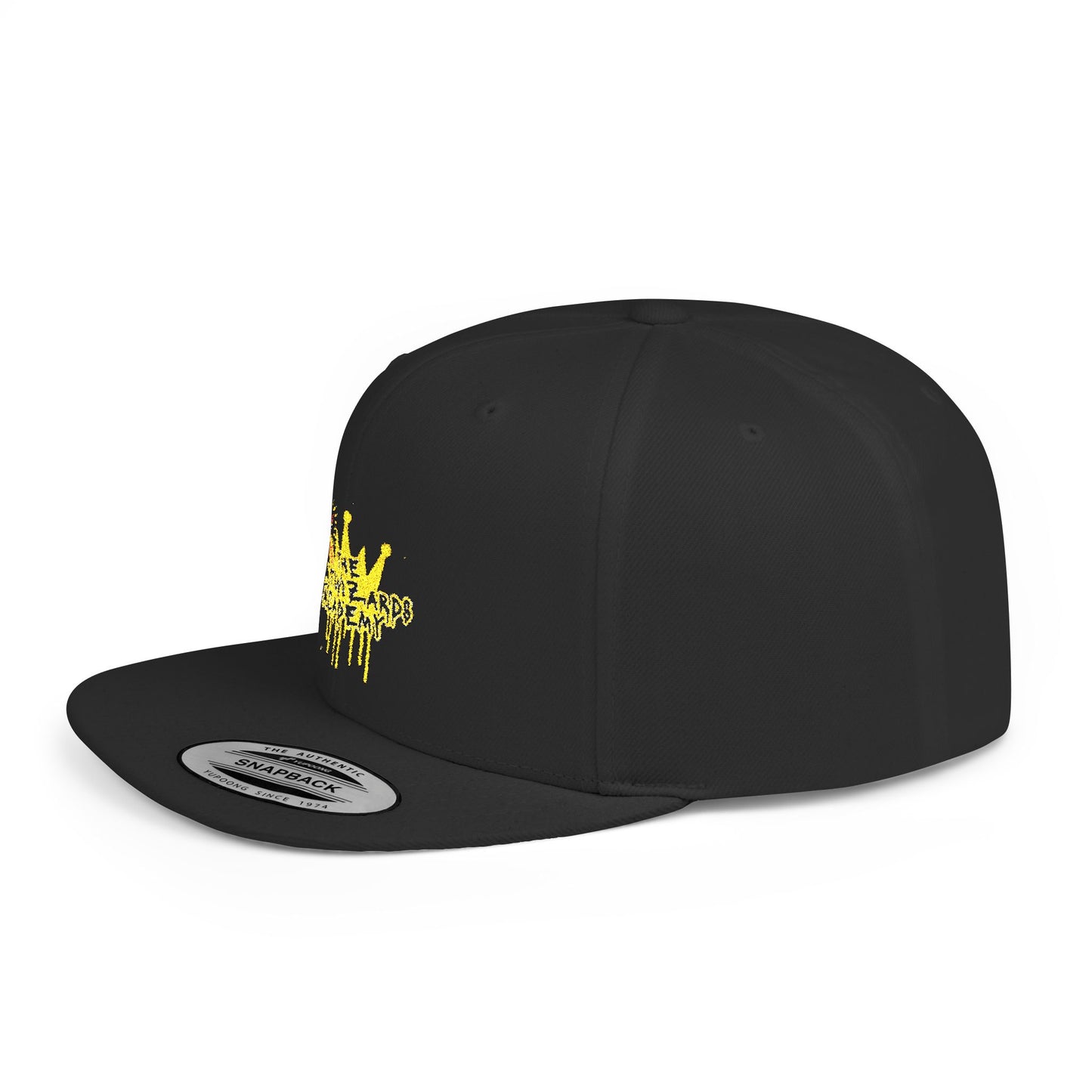 Creative Crown Flat Bill Snapback Hat for Trendsetters