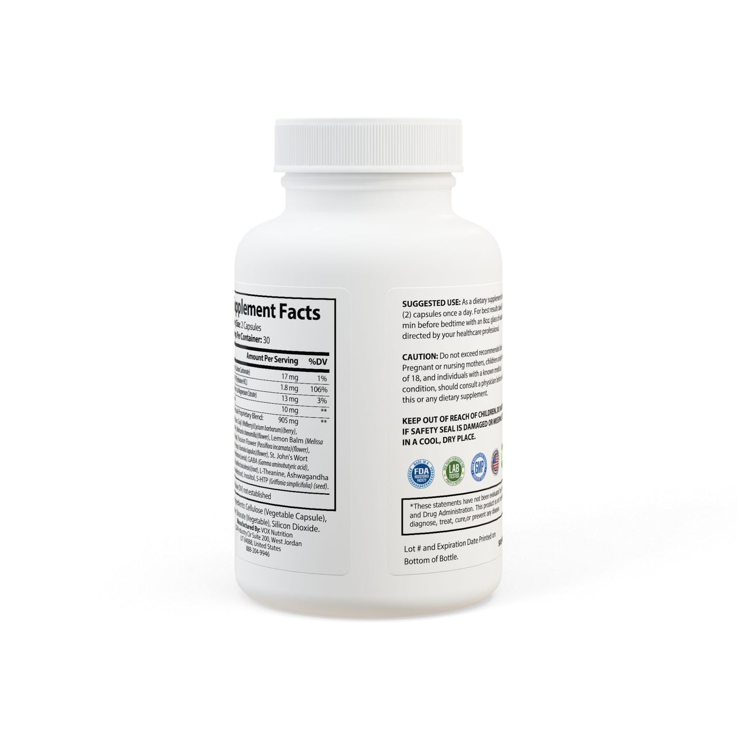 Mama Wali’s Sleep Supplement (60 Capsules)