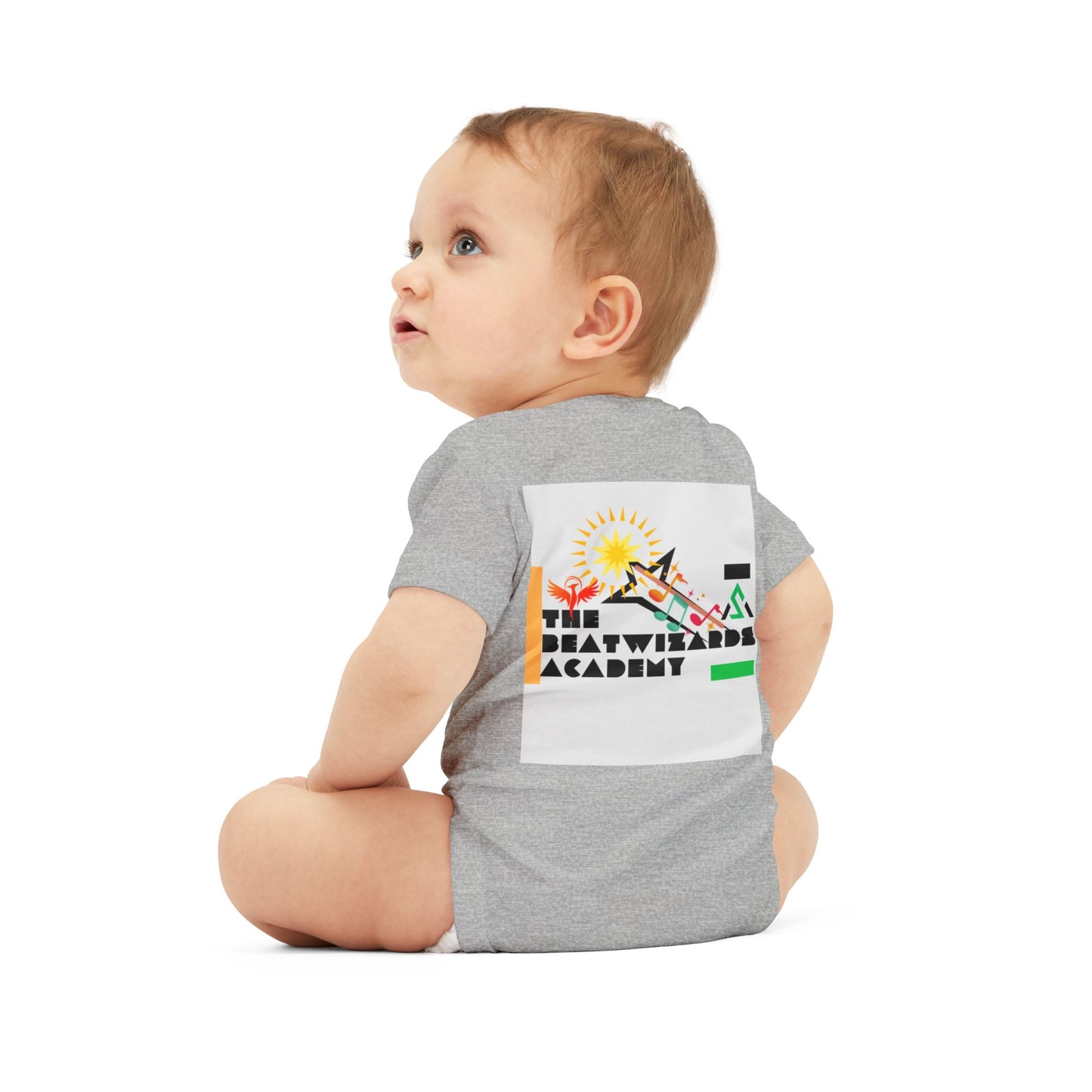 The Beat Wizards Academy Infant Jersey One Piece - Fun & Colorful Baby Bodysuit for Newborns