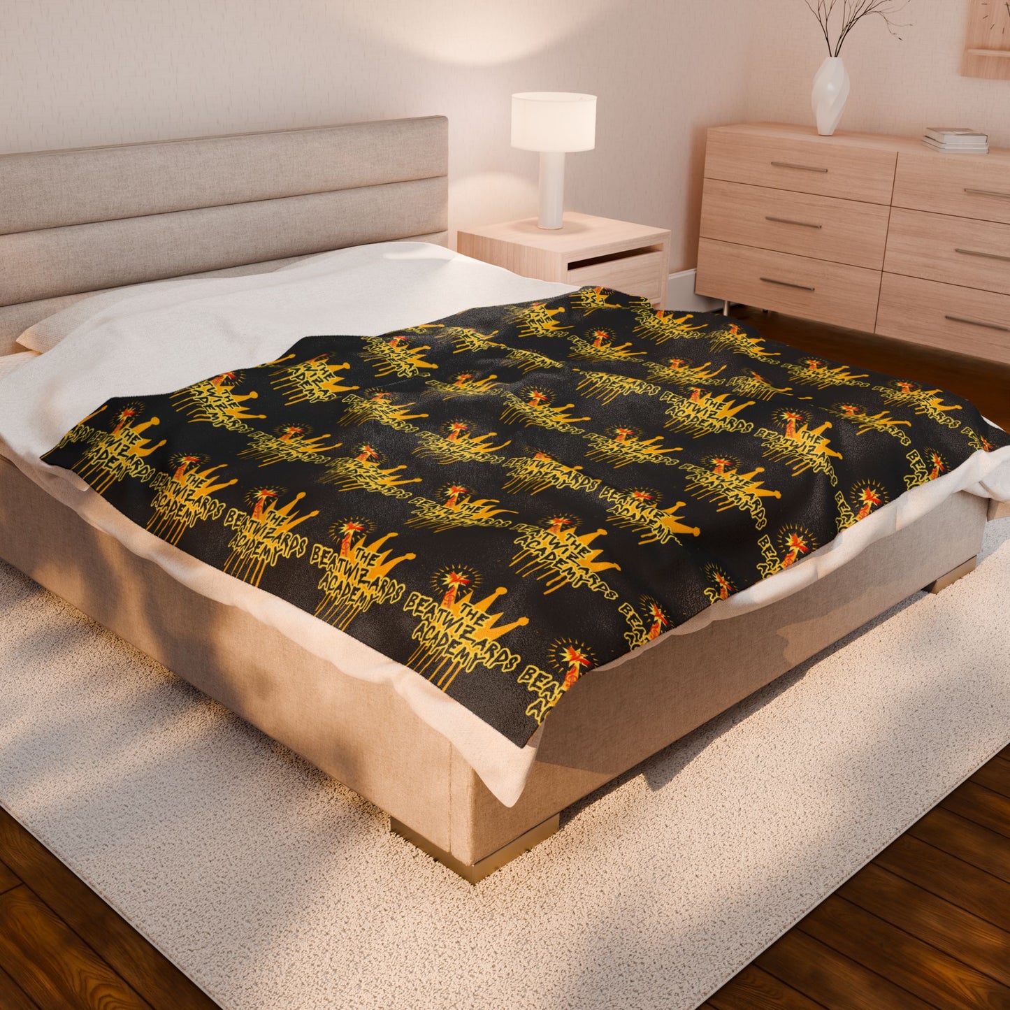 Rockin' Plush Blanket for Concert Lovers – Perfect for Gifting or Cozy Nights In