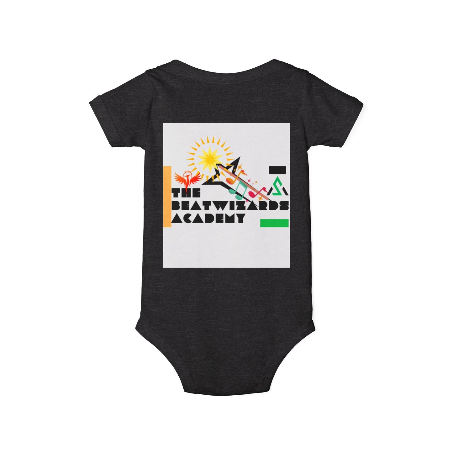 The Beat Wizards Academy Infant Jersey One Piece - Fun & Colorful Baby Bodysuit for Newborns