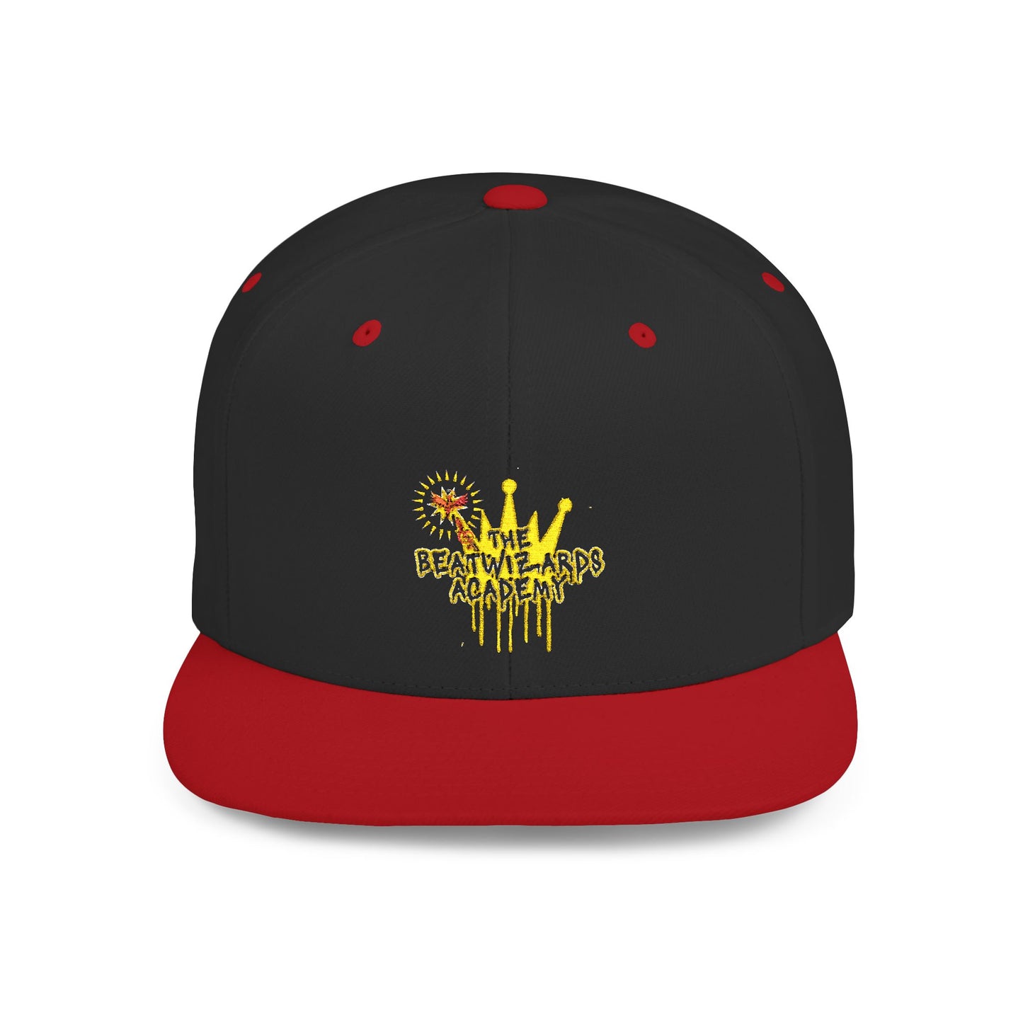 Creative Crown Flat Bill Snapback Hat for Trendsetters