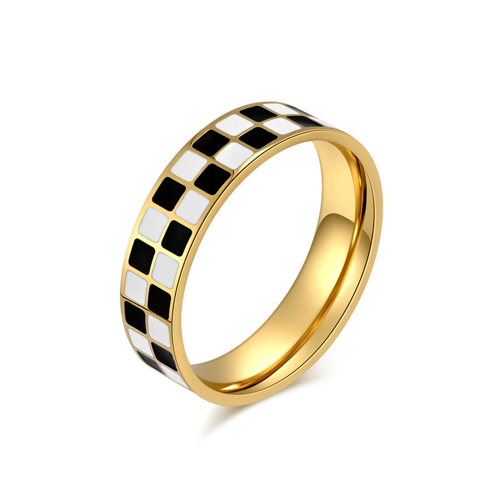 BeatWizards Life Is A Game Of Chess checkered titanium steel