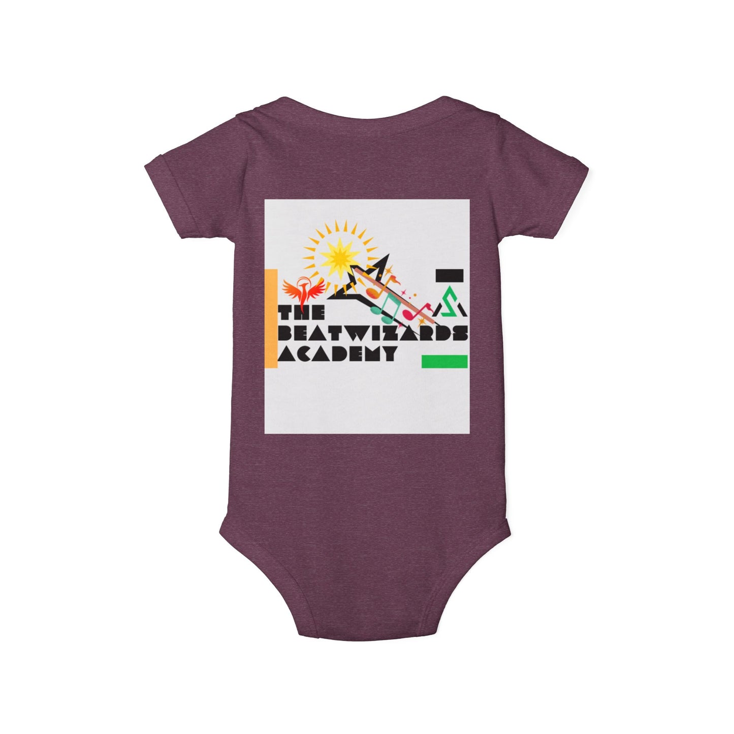The Beat Wizards Academy Infant Jersey One Piece - Fun & Colorful Baby Bodysuit for Newborns