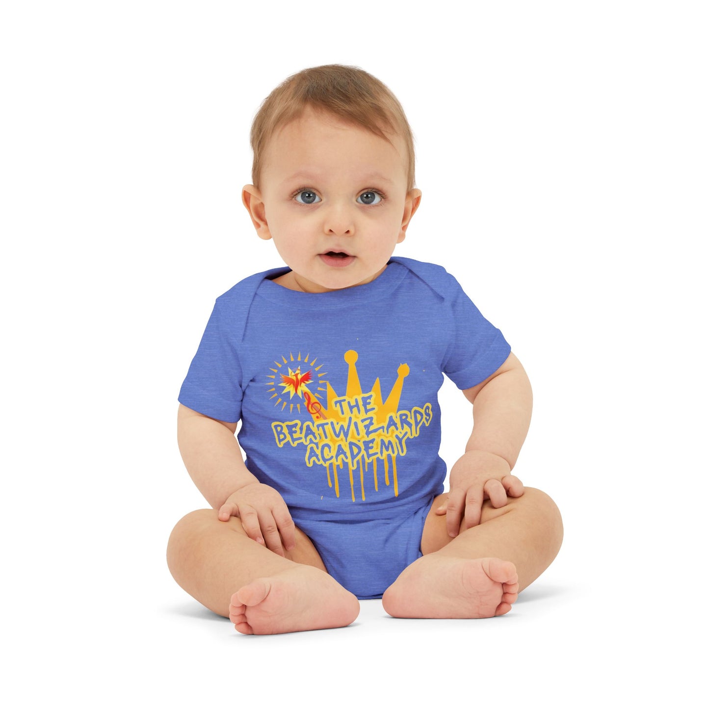 The Beat Wizards Academy Infant Jersey One Piece - Fun & Colorful Baby Bodysuit for Newborns