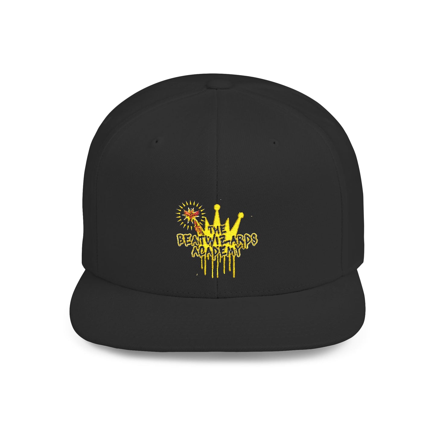 Creative Crown Flat Bill Snapback Hat for Trendsetters