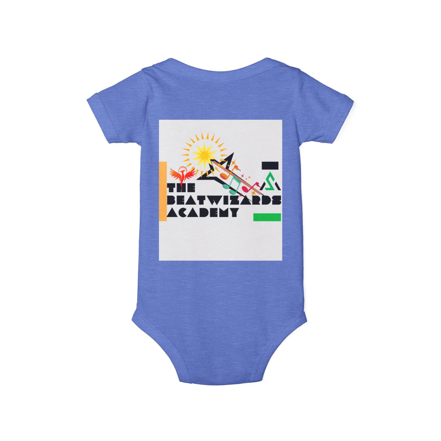 The Beat Wizards Academy Infant Jersey One Piece - Fun & Colorful Baby Bodysuit for Newborns
