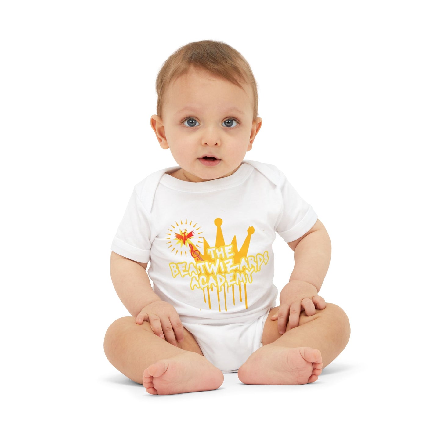 The Beat Wizards Academy Infant Jersey One Piece - Fun & Colorful Baby Bodysuit for Newborns