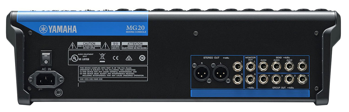 YAMAHA MG10XU 10-Input Stereo Mixer with Effects