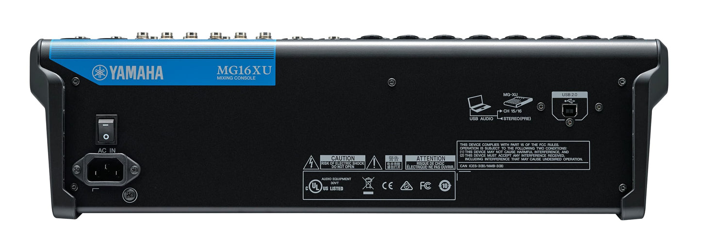 YAMAHA MG10XU 10-Input Stereo Mixer with Effects