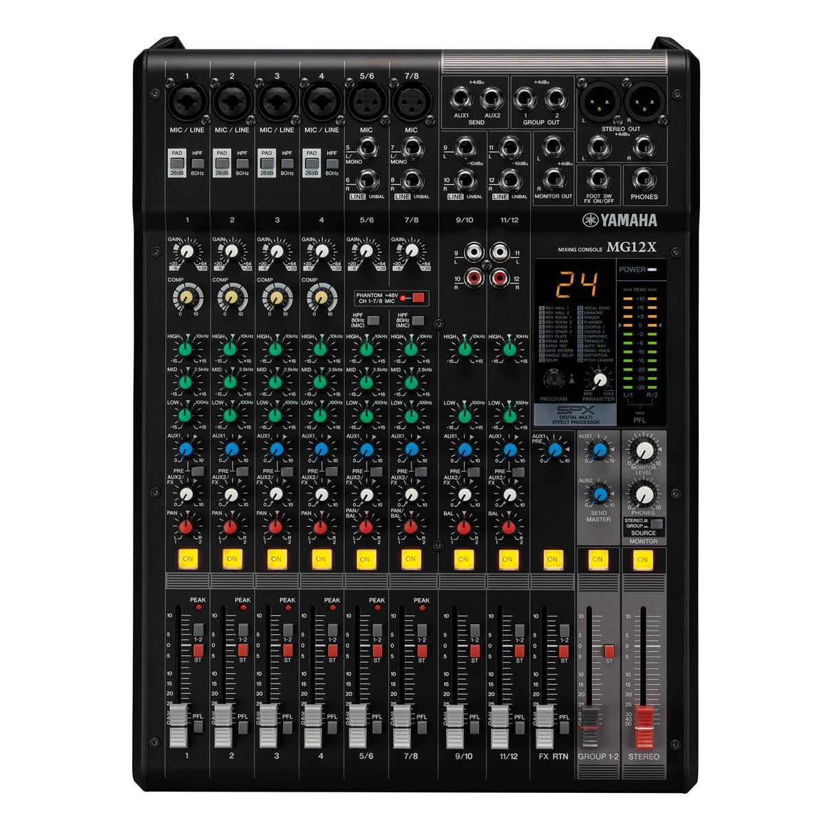 YAMAHA MG10XU 10-Input Stereo Mixer with Effects