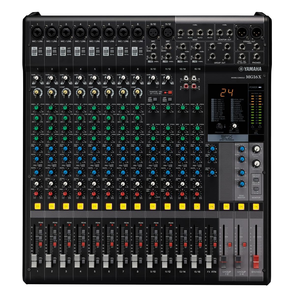 YAMAHA MG10XU 10-Input Stereo Mixer with Effects