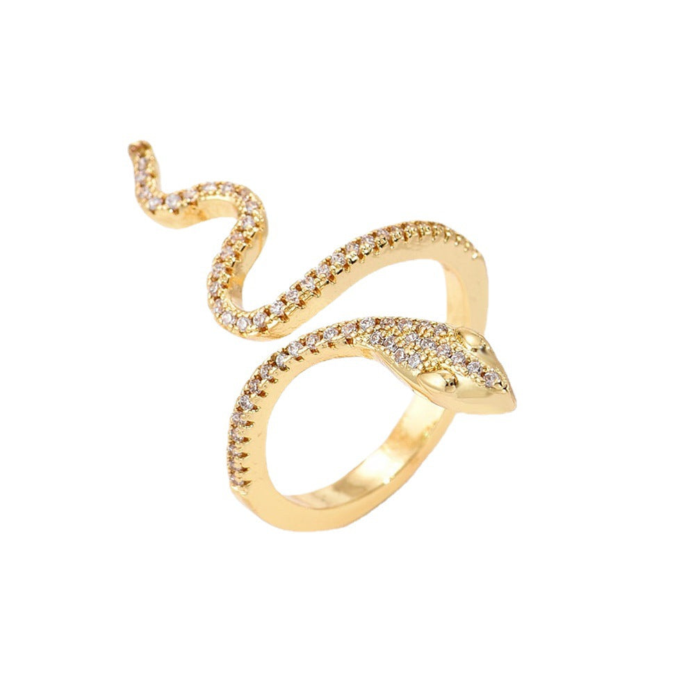 BeatWizards snake shaped opening ring female