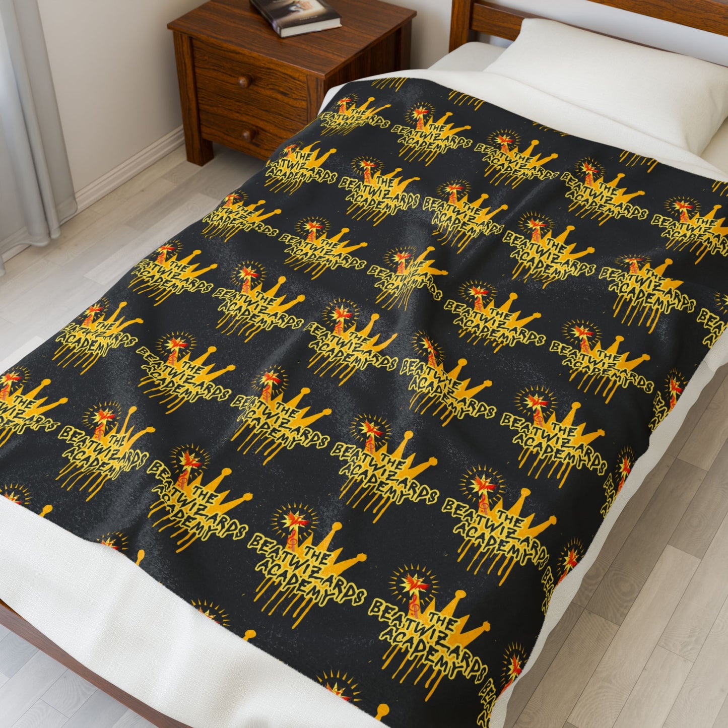 Rockin' Plush Blanket for Concert Lovers – Perfect for Gifting or Cozy Nights In