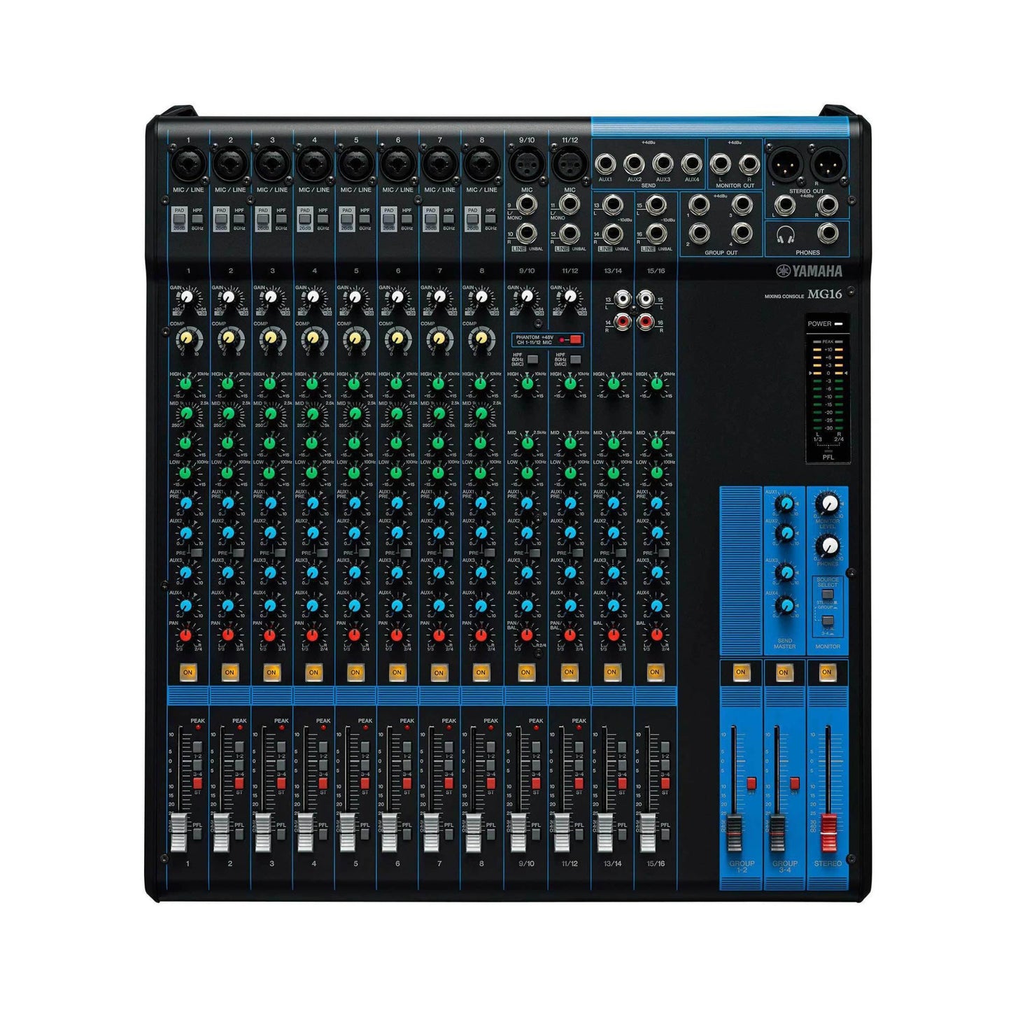 YAMAHA MG10XU 10-Input Stereo Mixer with Effects
