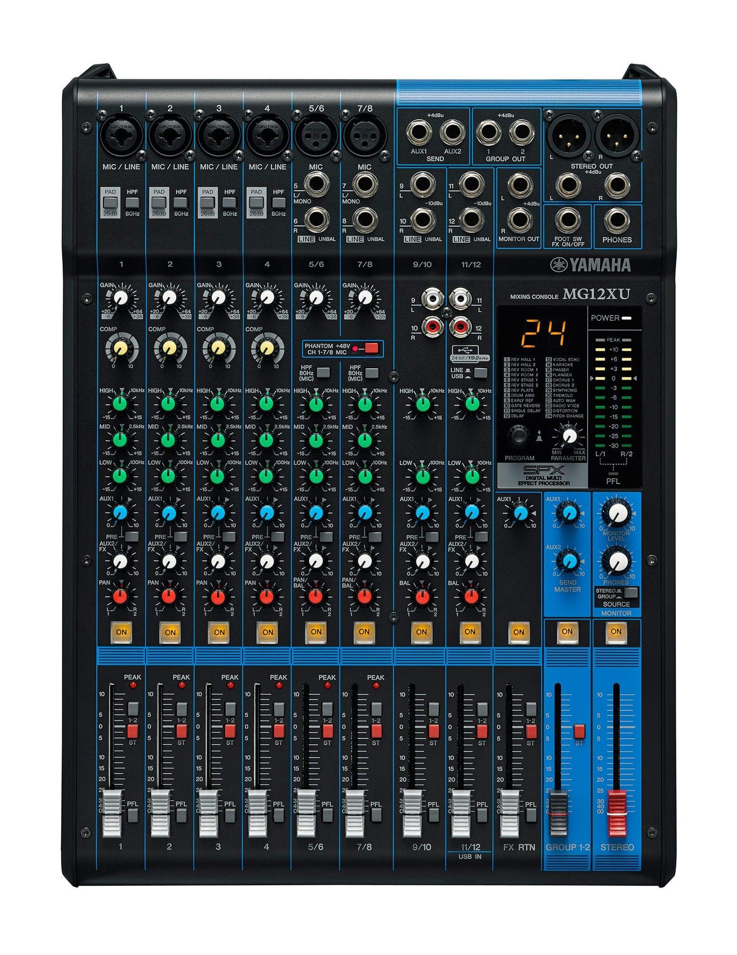 YAMAHA MG10XU 10-Input Stereo Mixer with Effects