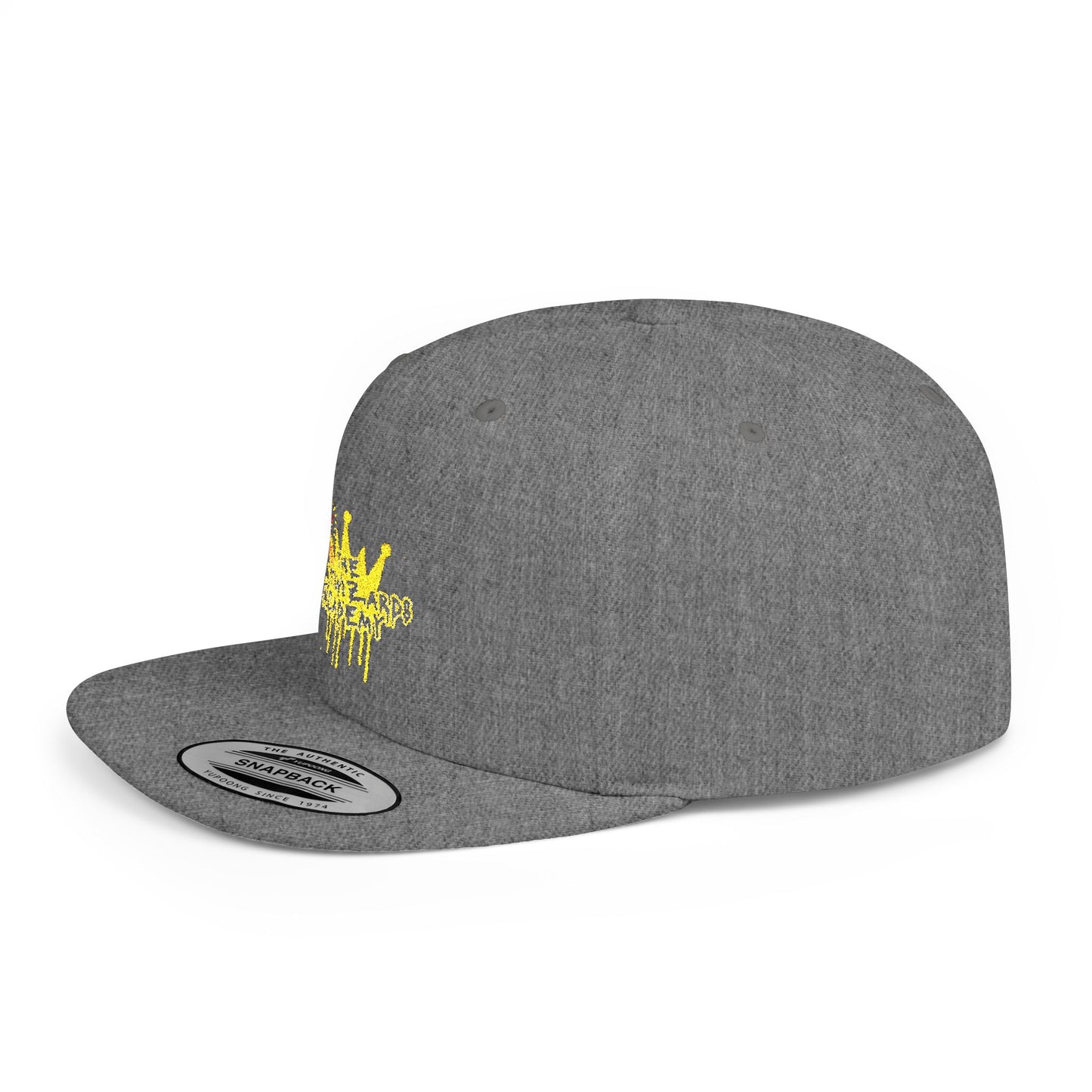 Creative Crown Flat Bill Snapback Hat for Trendsetters