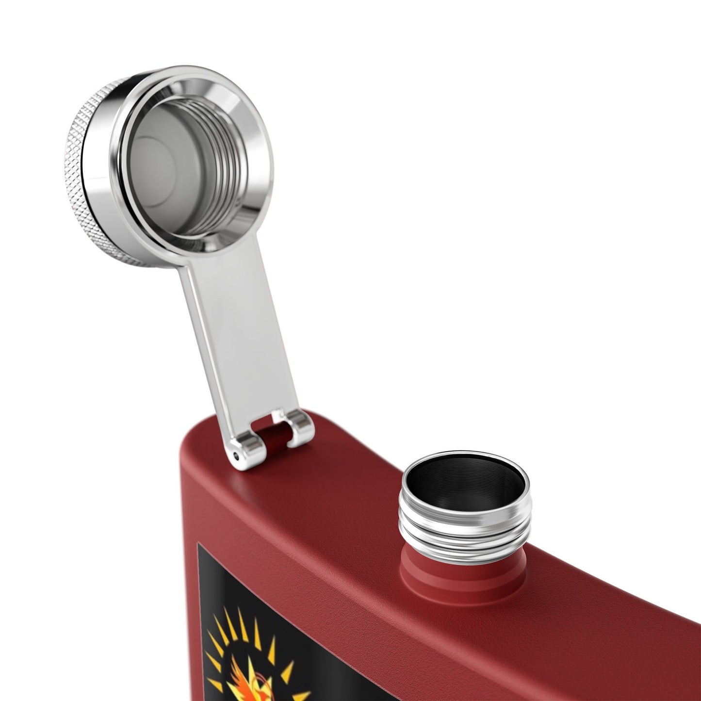 Custom Stainless Steel Flask - The Beatwizards Academy - Perfect for Events and Parties