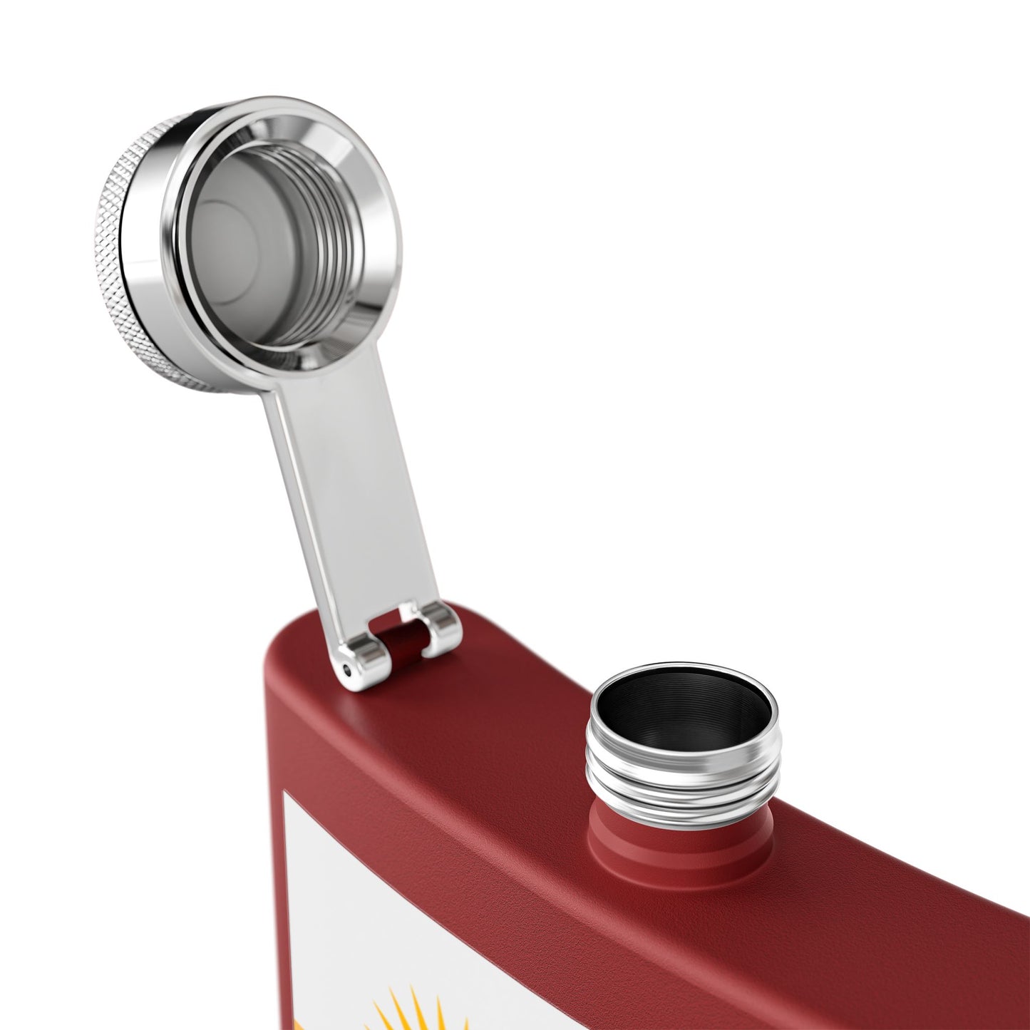 The Beatwizards Academy Stainless Steel Flask - 6oz | Unique Gift for Music Lovers | Perfect for Parties, Tailgates, and Celebrations