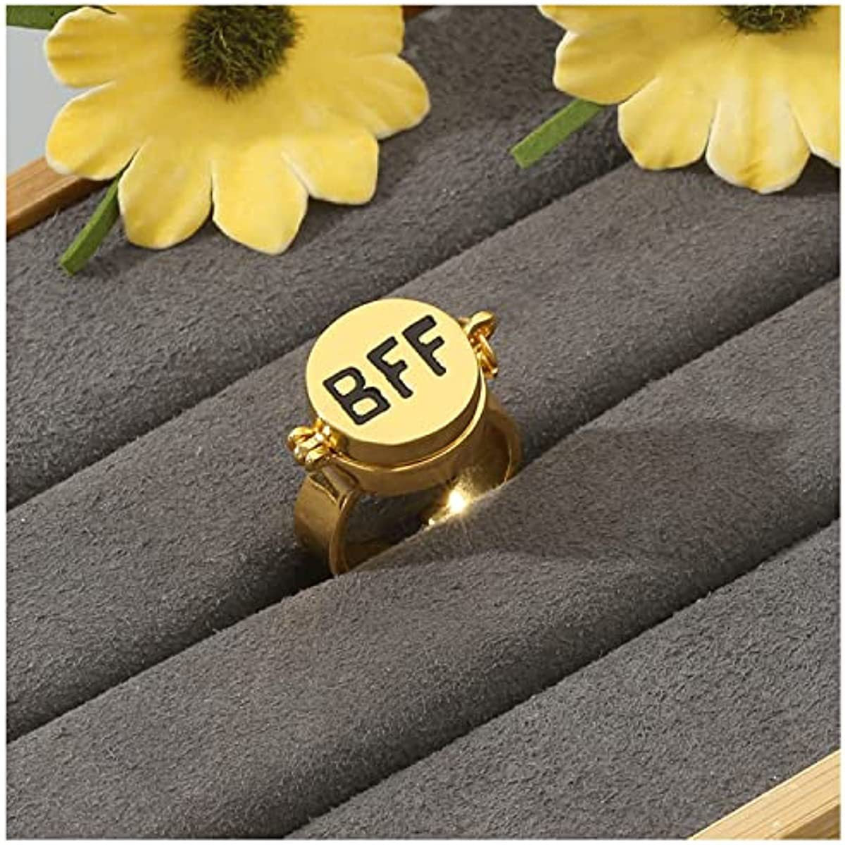 BeatWizards Academy SpongeBob Patrick AR4 friendship bff open ring forever best friend gift