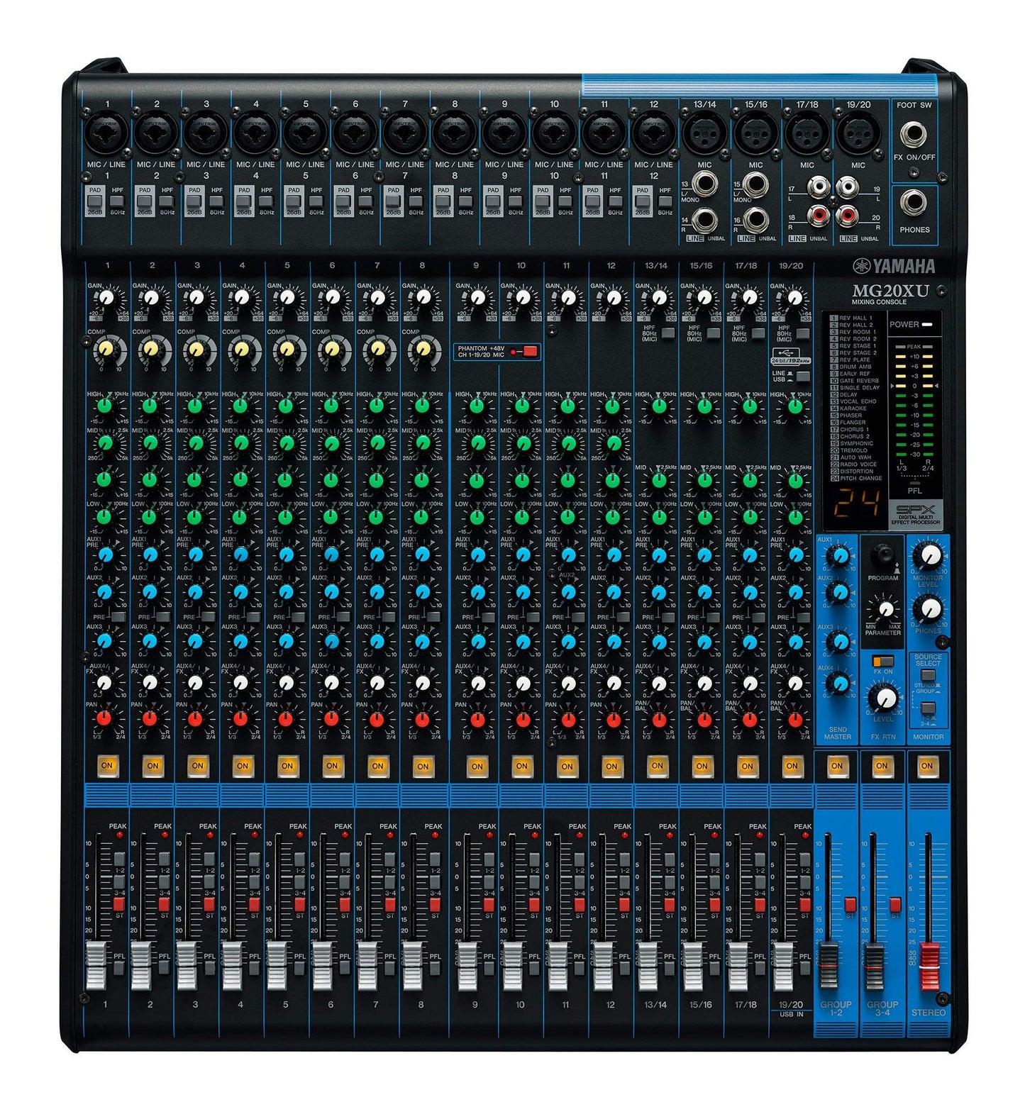 YAMAHA MG10XU 10-Input Stereo Mixer with Effects