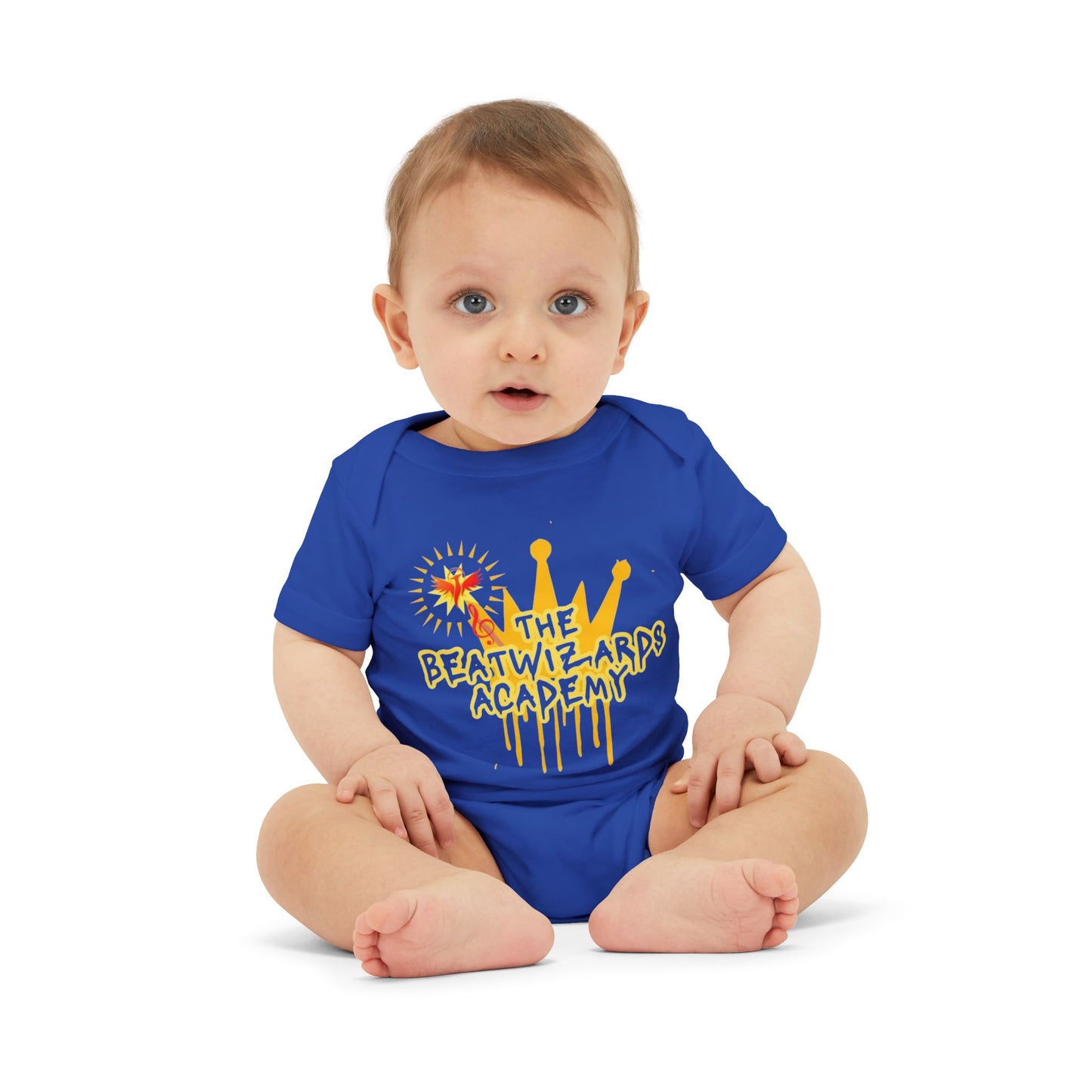 The Beat Wizards Academy Infant Jersey One Piece - Fun & Colorful Baby Bodysuit for Newborns