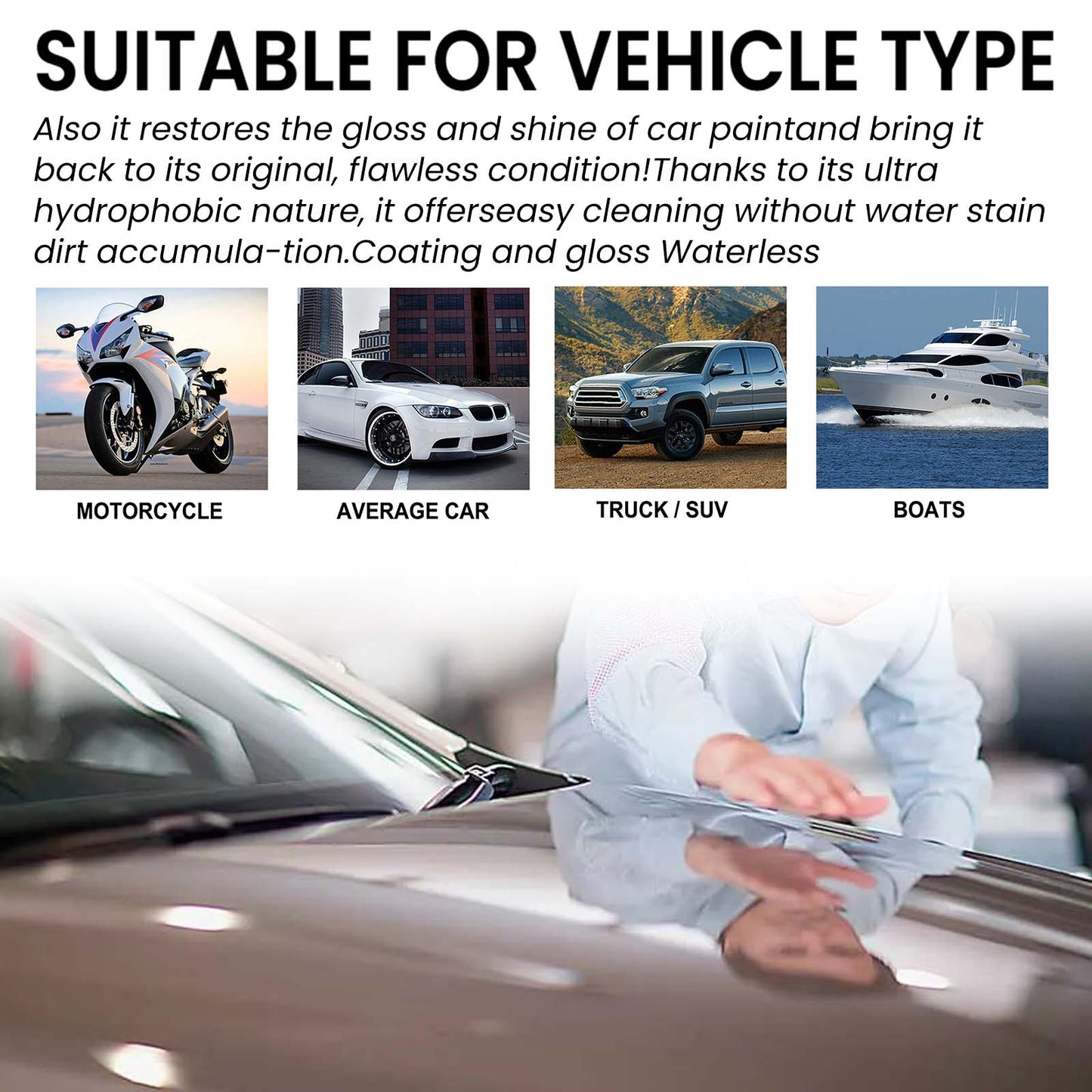 Rayhong Car Coating Wax, Car Paint Coating Crystal Seal Glaze Coating Dust And Light Protection Wax Coating Wax