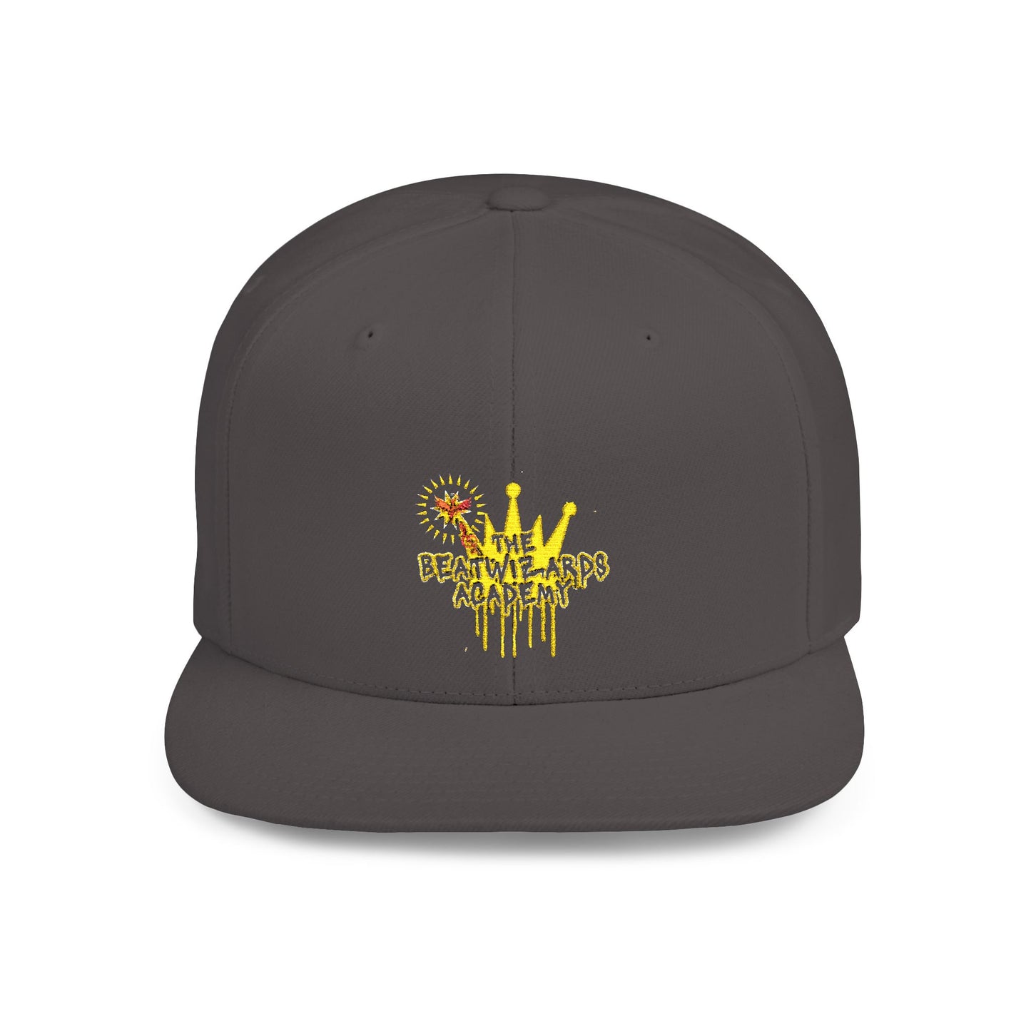 Creative Crown Flat Bill Snapback Hat for Trendsetters