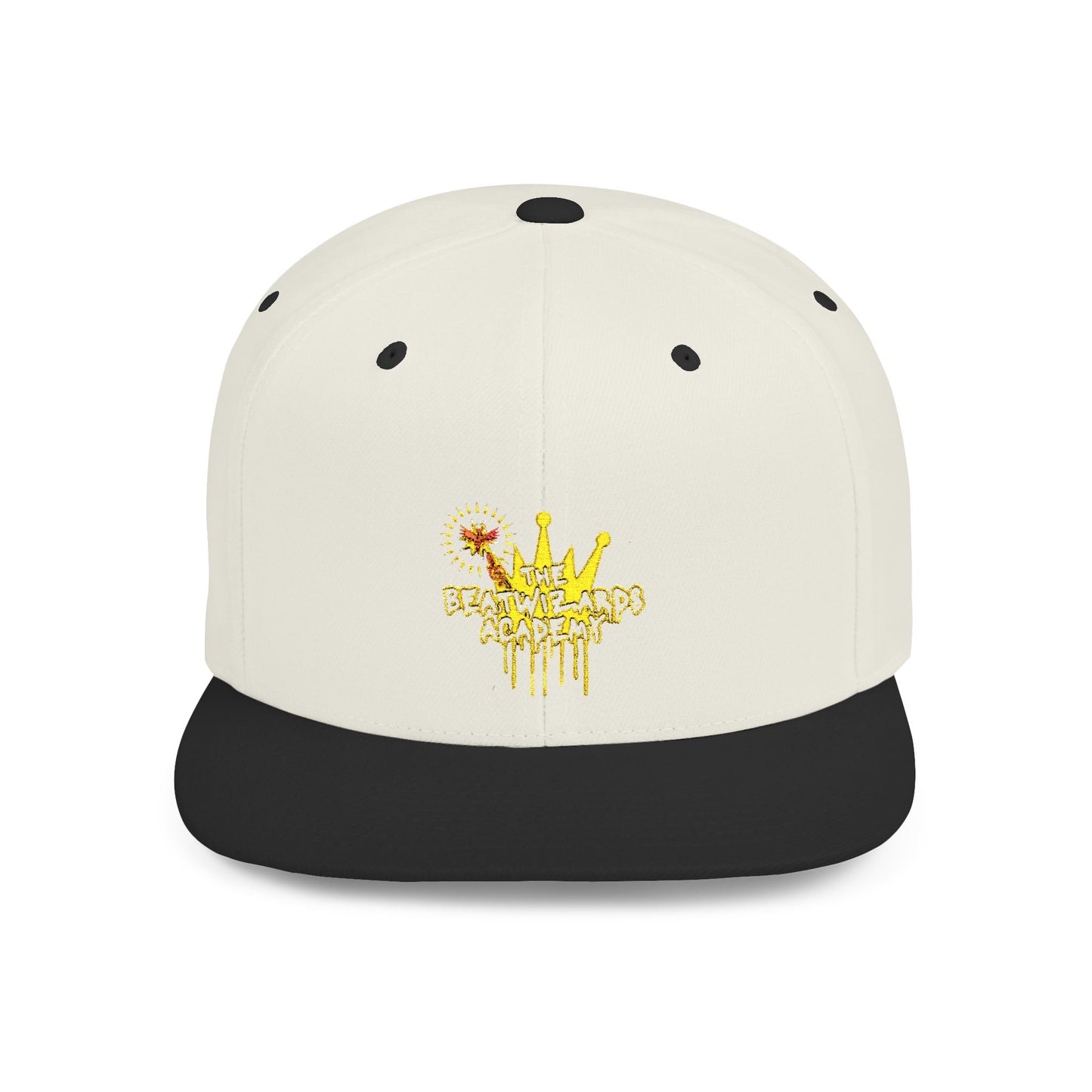 Creative Crown Flat Bill Snapback Hat for Trendsetters