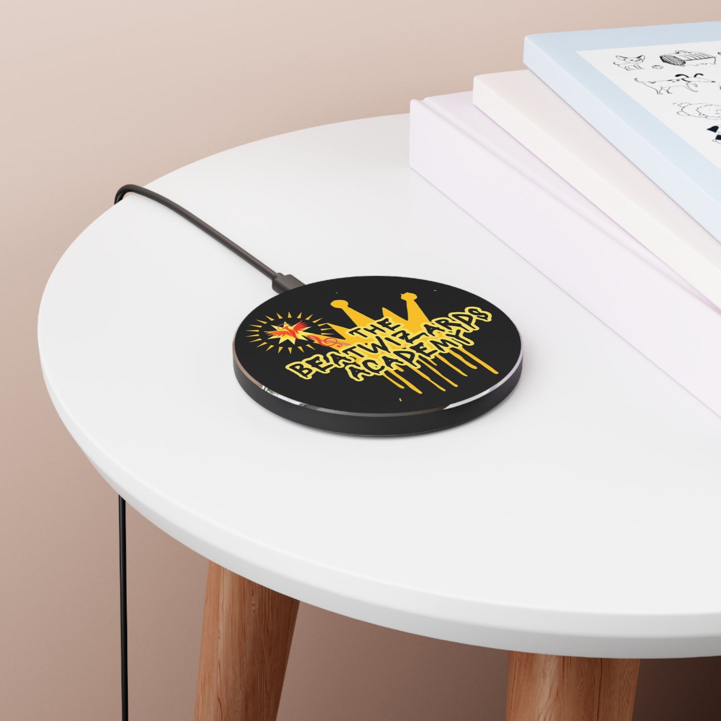 The Beatwizards Academy Fast Wireless Charger - Fun & Stylish Charging Pad