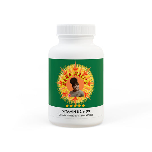 Mama Wali’s Vitamin K2 + D3 Supplement (60 Capsules)