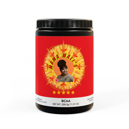 Mama Wali's BCAA Supplement, Watermelon (325g, 11.46oz, 45 servings)