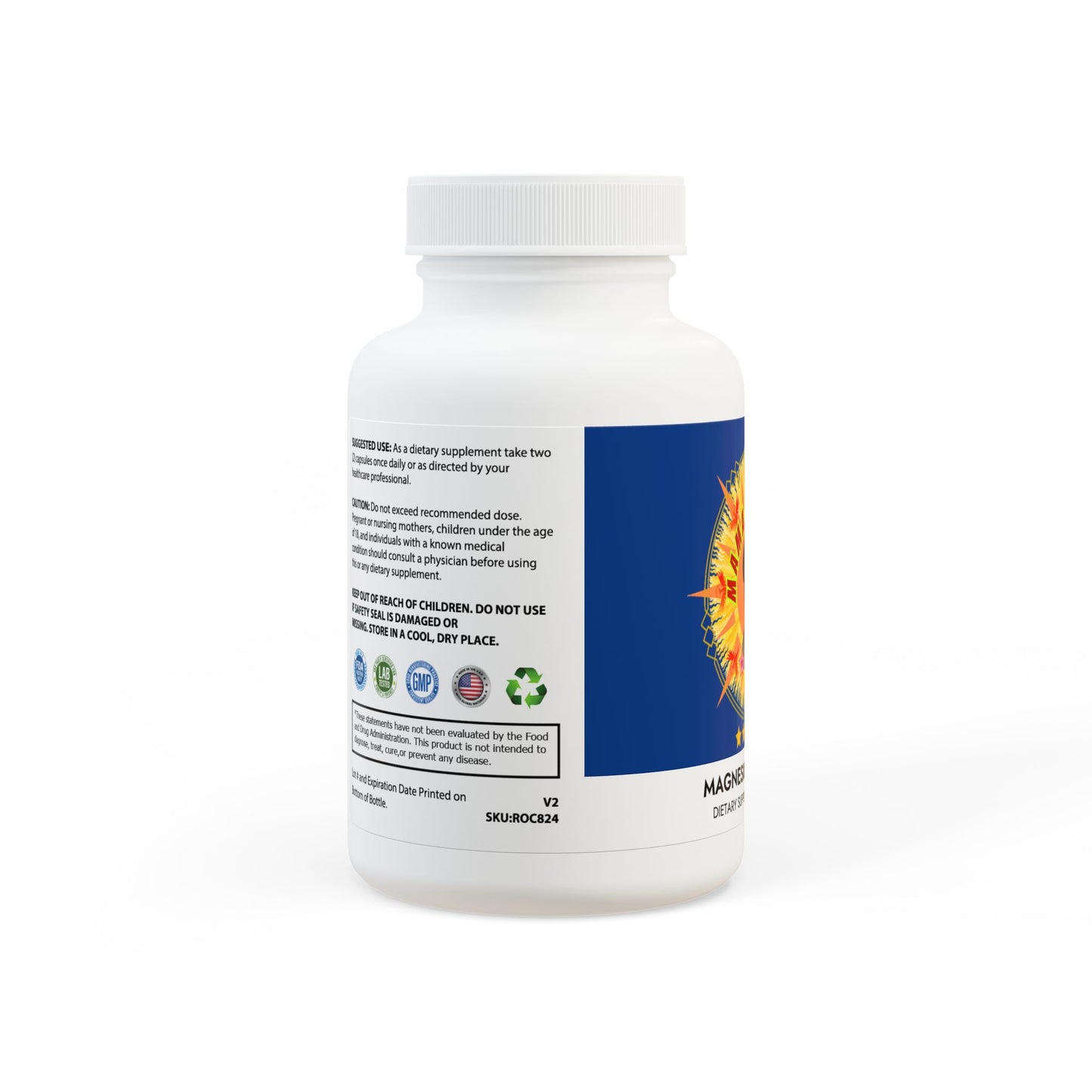Mama Wali’s Magnesium Glycinate Supplement (60 Capsules)