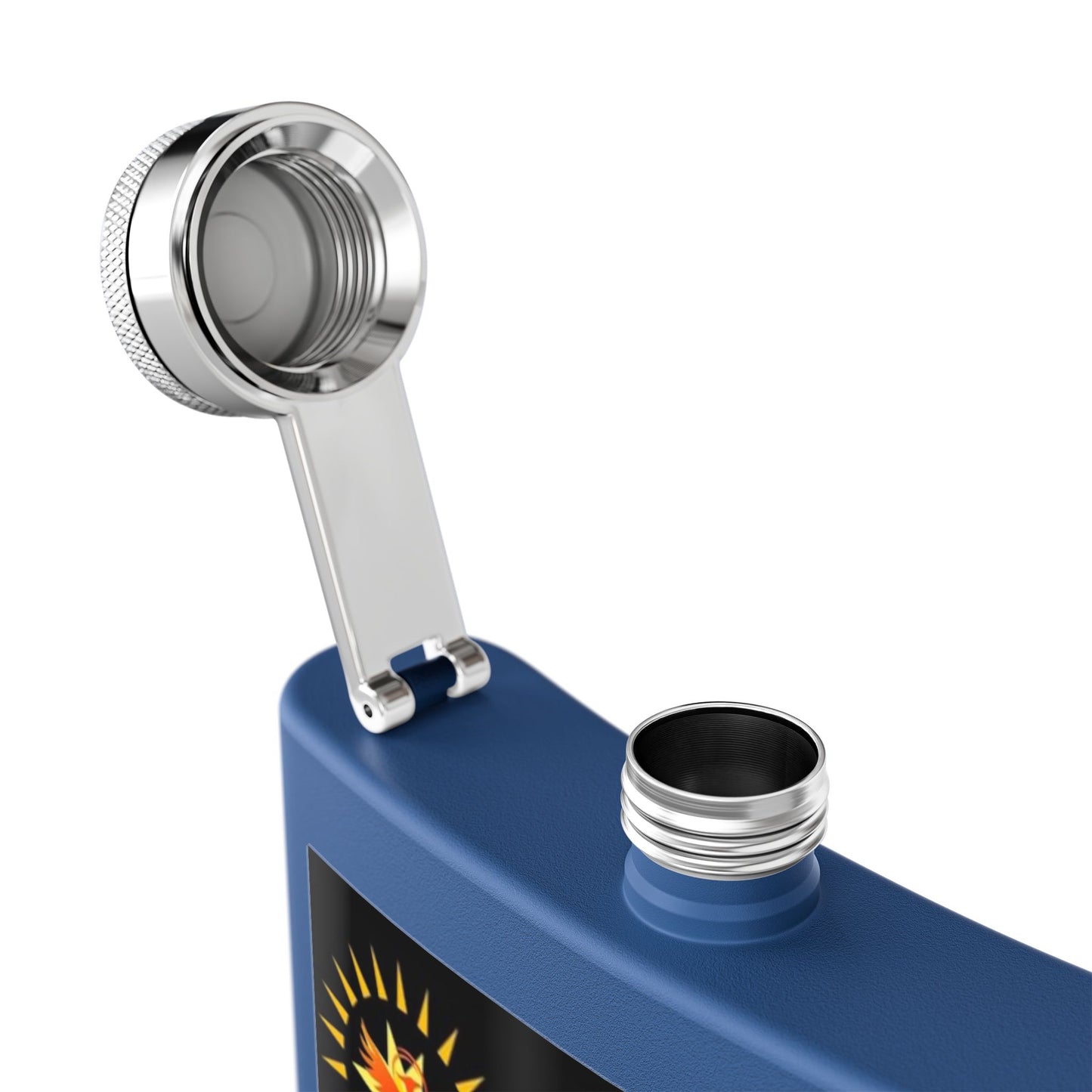Custom Stainless Steel Flask - The Beatwizards Academy - Perfect for Events and Parties