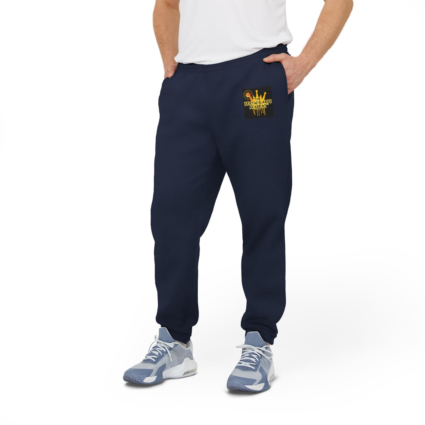 Cozy Adidas Unisex Fleece Joggers with Stylish Graphic Design